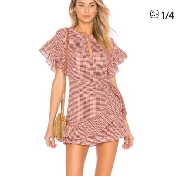 Tularosa Dresses & Skirts - TULAROSA Jenny Dress Cherry Medium